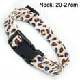thumbnail image 2 of Fancy leopard print dog collar flocking fabric cheetah scent high grade soft, 2 of 5