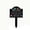 B, variant on SLYNSHome Garden Stake Graves Cemetery Decorations Memorial Graveyard Commemorative Plaque for Dad Mom Remembrance Plaque Stake Sympathy Graveside Decor Sign for Outdoor
