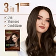 thumbnail image 4 of (5 pack) Herbishh Dark Brown Color Shampoo for Gray Hair, Hair Dye Shampoo 3 in 1, 100% Grey Coverage for Men & Women, Long-lasting & Travel-friendly, Ammonia-free, 30 ml (Pack of 20), 4 of 9