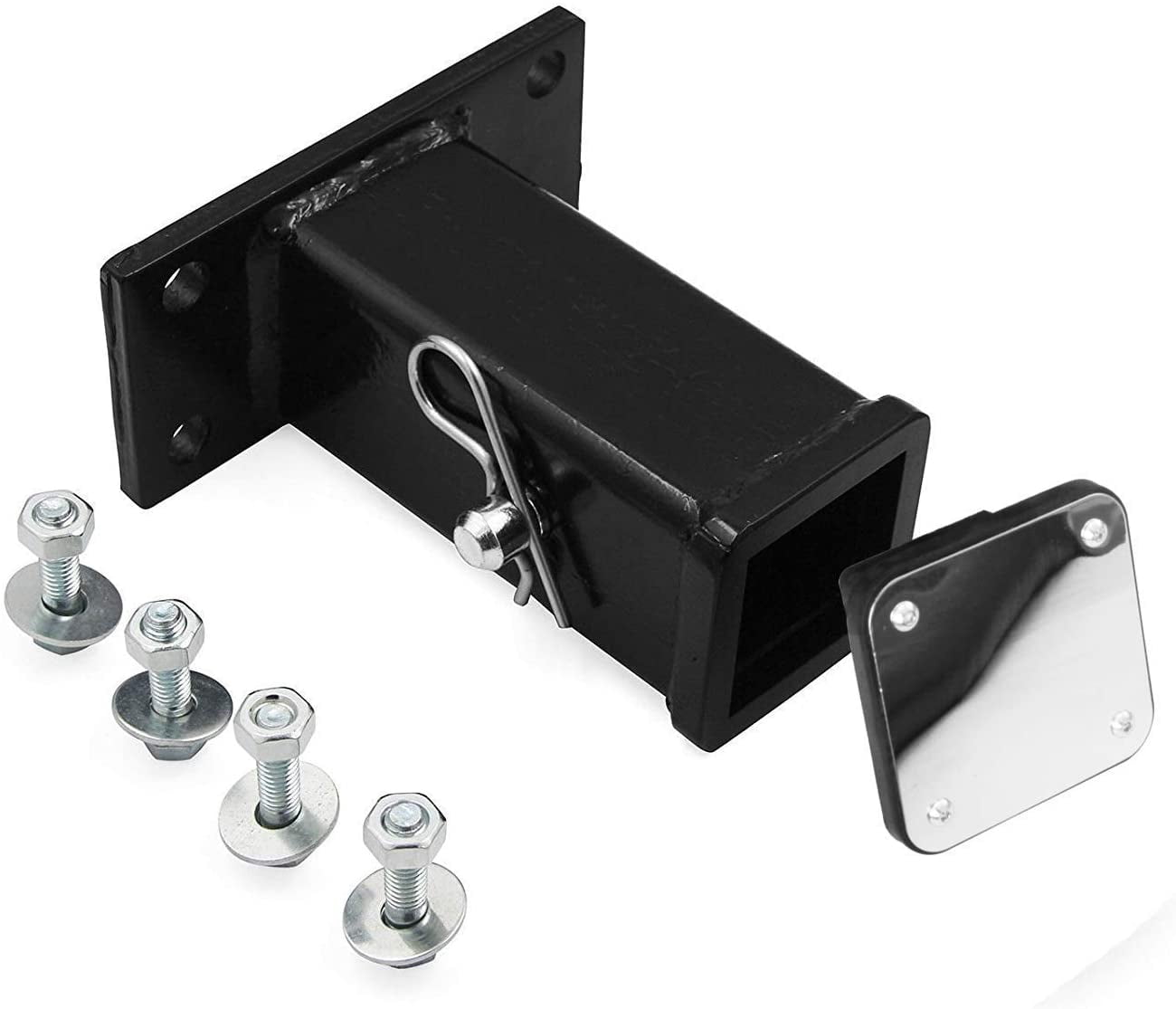 NIXFACE 2" Trailer Tow Hook Receiver with Cover for 0314 Dodge Ram