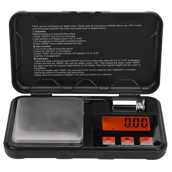 Xirurus Mini Pocket Scale – 0.01g Accuracy, Portable Jewelry & Spice Weighing Tool, 3.5"×6.3" Compact Digital Scale