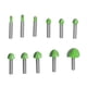 thumbnail image 1 of 11Pcs Round Nose Router Bit Kit Cemented Carbide 8 mm Shank Cove Box Kit for Doors Cabinets Shelves, 1 of 5