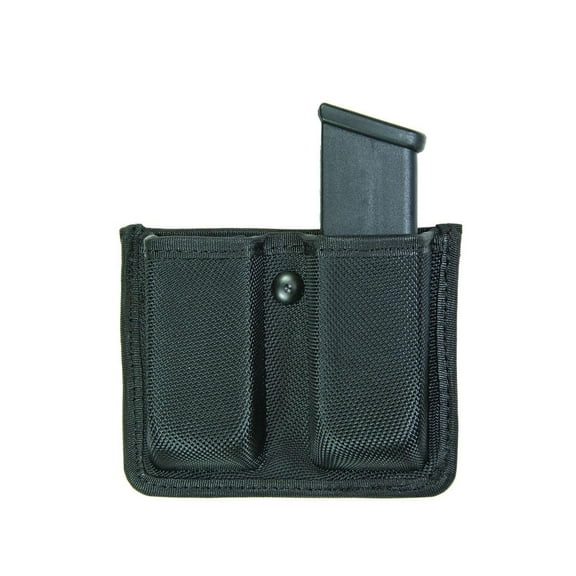 Hero's Pride Ballistic Open Double Magazine Case, Bullets-to-Side, Large Fit