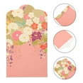 thumbnail image 4 of 30Pcs Flower Printed Money Bag Japanese Style Money Pouch Unique Red Envelopes, 4 of 9