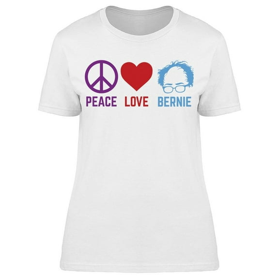 Peace Love Bearnie Slogan Women's T-shirt