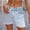 *Light Blue, variant on ClodeEU Women's Zip Denim Shorts with Button Flap Pockets,Casual Jean Shorts White,Womens Plus XS