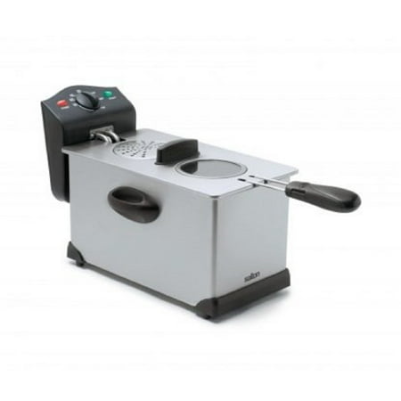 Salton Stainless Steel Deep Fryer, DF1233, Silver
