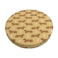 thumbnail image 2 of Lsque Dachshund Dog Puppy Round Bar chair cushion covers Velvet Fabric Premium Comfort Protects from Scratches and Stains for 14-17 Inch Chair- 12 inch, 2 of 7