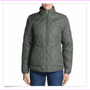 Eddie Bauer Women's Mod Quilt Jacket Olive Size Medium