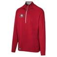 thumbnail image 2 of Men's Scarlet San Francisco 49ers Grind Iron Quarter-Zip Top, 2 of 3