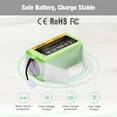 thumbnail image 6 of 3.2Ah 14.4V Battery Replace RVBAT850 for Shark Ion Robot R75 RV761 RV850C RV771 RV1000S Vacuum Cleaners, 6 of 9