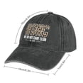 thumbnail image 2 of We Don’t Care Club Charcoal Hat Adjustable Funny Fashion Unisex Baseball Cap for Men Women, 2 of 7