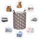thumbnail image 4 of Fotbe Poodle Dog Cesto de Ropa con Asas, Cesto Impermeable de Gran Capacidad, Bolsa de Lavado para Dormitorio, Cesto de Ropa con Ruedas y Asas-Medium, 4 of 6