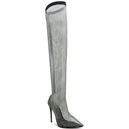 

Aldo Womens Arturi Mesh Embellished Over-The-Knee Boots