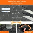 thumbnail image 4 of Dog Hammock for Car with Mesh Window, 600D Oxford Waterproof Nonslip Durable Seat Protector for Back Seat for Car Truck SUV(54" W x 58" L), 4 of 8