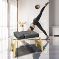 thumbnail image 1 of Yoga Headstand Bench Headstand Trainer Strong Core Strengthening with Solid Wood Frame Balance Training Feet Trainer Yoga Inversion Chair Black, 1 of 10