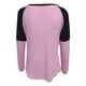thumbnail image 5 of Pntutb moda mujer verano camiseta manga larga Casual Patchwork top blusa Pntutb Pntutb-3487, 5 of 6