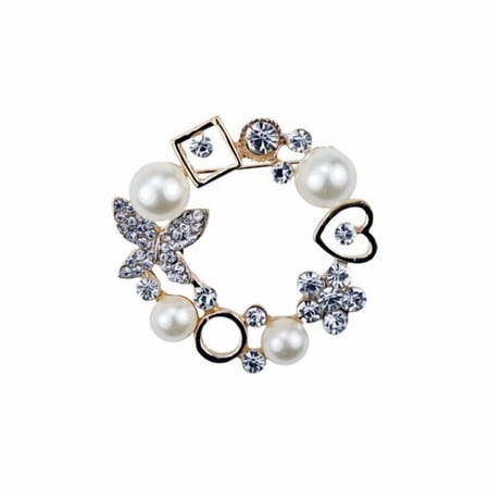 Le Prise Rhinestone Brooch