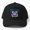 Black, variant on United States Coast Guard Baseball Hat, Maritime Service Graphic Design, Classic Cap