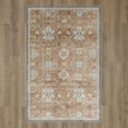 thumbnail image 2 of Mohawk Home Arete Floral Indoor Polyester Area Rug, Dark Orange, 7' 0" x 10', 2 of 9
