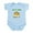 Sky Blue, variant on CafePress - Let's Taco Bout It Body Suit - Baby Light Bodysuit, Size Newborn - 24 Months