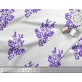 thumbnail image 2 of Soimoi Rayon Fabric Leaves & Floral Block Print Sewing Fabric Yard 56 Inch Wide, 2 of 3