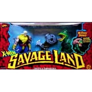 Marvels X-men Savage Land Joseph and Amphibious Action Figure Set 1997 Toy Biz