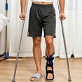 thumbnail image 7 of Tear Away Shorts Athletic Shorts Post Knee Surgery Recovery Hip Replacement Pants with Pockets, XL, 7 of 7
