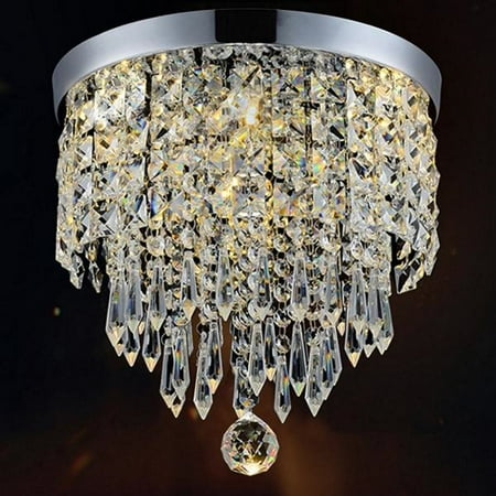 Bolla Pendant Lighting - Hile Lighting KU300074 Modern Chandelier Crystal Ball Fixture Pendant Ceiling Lamp H9.84