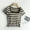 Black, variant on QUNYINEY Crew Neck Womens T Shirts Casual Striped Short Sleeve Tops Summer Cotton Slim Crop Womens Tops