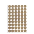 thumbnail image 3 of Uxcell Self-adhesive Screw Hole Covers Caps Dustproof Sticker Maple 3Pcs, 3 of 6