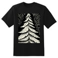 thumbnail image 2 of Plus Size Shirt for Women Black Tops for Women Short Sleeves Shirt for Women Tree T Shirt Crewneck Shirt for Women 2XL, 2 of 5