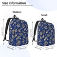 thumbnail image 2 of Saiise Sac à Dos pour Ordinateur Portable avec Ancres et Imprimé Nautique - Bretelles Réglables, Résistant à l'Eau, Grande Capacité, Design Élégant, Unisexe pour École, Bureau, Voyage-Petit, 2 of 5