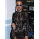 thumbnail image 3 of Women Punk Waist Chain Belt Black,adjustable Body Chain Gothic Belly Waist Belt Rock Pu Leather Layered Belt For Girls Dress Halloween Costume, 3 of 5