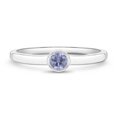 thumbnail image 1 of 925 Sterling Silver Simulated Alexandrite Birthstone Ring For Pre-Teens Size 5, 1 of 4