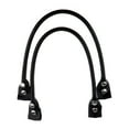 thumbnail image 1 of 2 Piezas Correa de Bolso Monedero de Reempzo Cuero Cinturón de Recambio Desmontable de Bricoje pa Mujer Chica 58cm Negro Baoblaze Reemplazo de correas de bolso, 1 of 7