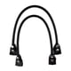 thumbnail image 1 of 2 Piezas Bolso de Cuero Bolso Correa Desmontable Reemplazo 58cm Negro Hugo Reemplazo de correas de bolso, 1 of 7