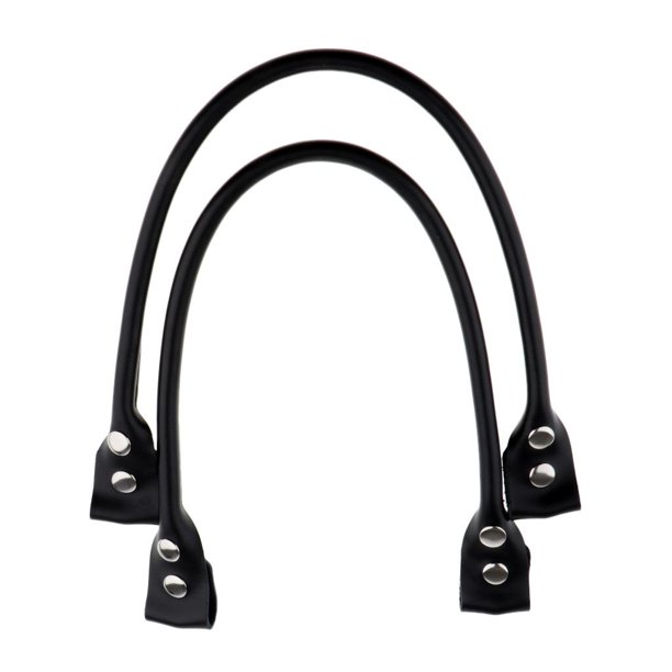 2 Piezas Bolso de Cuero Bolso Correa Desmontable Reemplazo 58cm Negro Hugo Reemplazo de correas de bolso