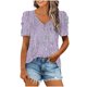 thumbnail image 2 of Fiudx Ofertas Flash Artículos En Oferta Mujer Moda Casual Manga Corta Suelta Camiseta Blusa Tops, 2 of 5
