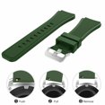 thumbnail image 4 of Mignova Watch Band For LG Watch R W100/LG Watch Urbane W150,Sport Silicone Strap Quick Release Soft Rubber Replacement Watch Bands for LG Watch R W100/LG Watch Urbane W150(Dark Green), 4 of 5