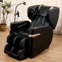 Noble House Zero Gravity Massage Chair Recliner, Full Body Air Pressure with Heat, and Adjustable Footrest, Black