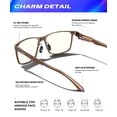 thumbnail image 3 of ANYLUV Blue Light Glasses Men,Relieve Eyestrain and Eye Protection,Al-Mg Metal Computer Blue Light Blocking Glasses, 3 of 6