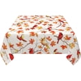 thumbnail image 3 of Fall Tablecloth Square 54×54 Inch Autumn Cute Bird Table Cloth Water Resistant Fabric Table Covers for Kitchen Dining Party Home Decor, 3 of 6