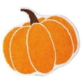 thumbnail image 1 of Halloween Thanksgiving Pumpkin Doormat 16x24 Inch Spandex Faux Wool Rug 5 Festive Designs Non Slip Machine Washable for Fall, 1 of 3