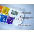thumbnail image 2 of Electronic Pill Boxes Alarm 7 Compartments Automated Medication Reminder Pill Dispenser For Elderly And Children, 2 of 2