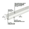 thumbnail image 3 of M-D Building Products 78907 36 in. White Vinyl L-Shape Screw-on Commercial Under Door Seal, 3 of 7