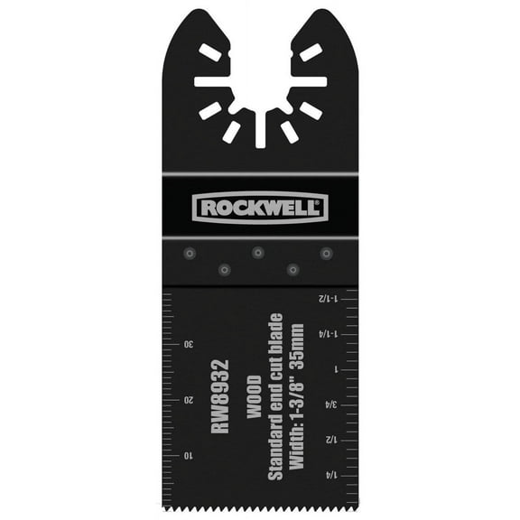 Rockwell RW8932 1-3/8-Inch Sonicrafter Standard Wood End Blade Universal Fity
