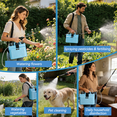 thumbnail image 2 of 2 Gallon Battery Powered Garden Sprayer, Electric Sprayer with USB Rechargeable Handle, 3 Mist Nozzles, Retractable Wand, Water Pump Sprayers with  Shoulder Strap for Yard, Lawn and Garden, 2 of 8