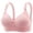 Pink, variant on Womens Seamless Bras Air Mesh Adjustable Wide Push Up Bras Decorative Soft Tone Options Firm Supportive Comfortable Home Daily Rest Everyday Bras