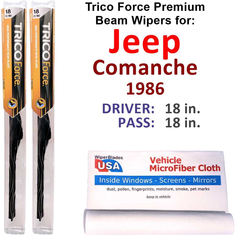 1986 Jeep Comanche Performance Beam Wipers (Set of 2)